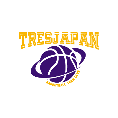 トレスジャパン バスケユニフォーム用ロゴ2