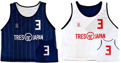 TRES FOOTBALLサッカー用リバーシブルビブス