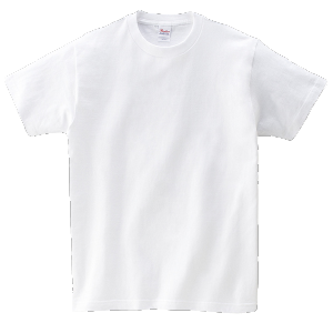 白いコットンTシャツ画像