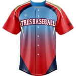 フルオーダー昇華ベースボールシャツ Tres Baseball