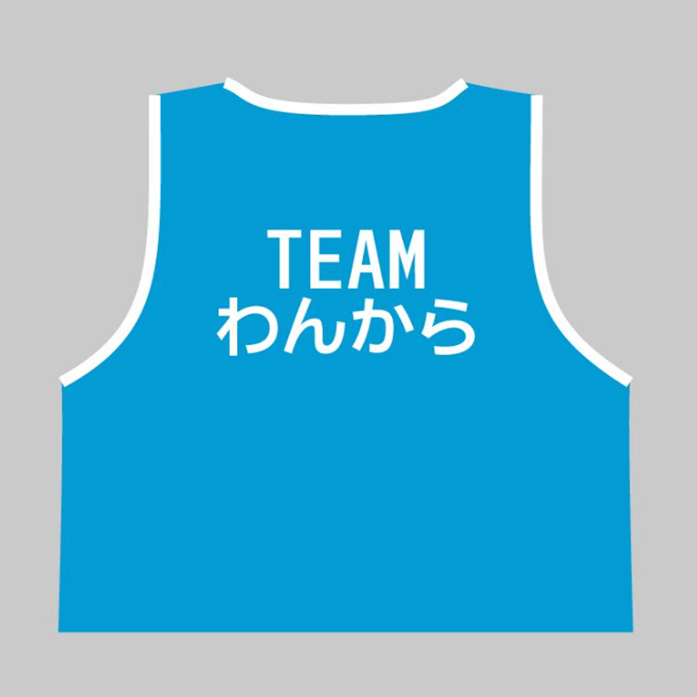 リブ付きビブス