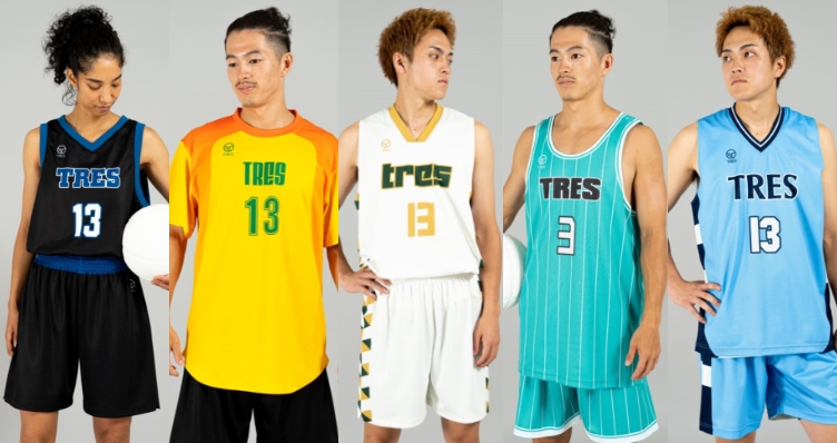 バスケットボールユニフォームのチームオーダー専門店 – TRES