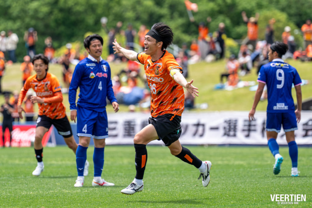 ヴィアティン三重天皇杯出場　町田選手ゴール