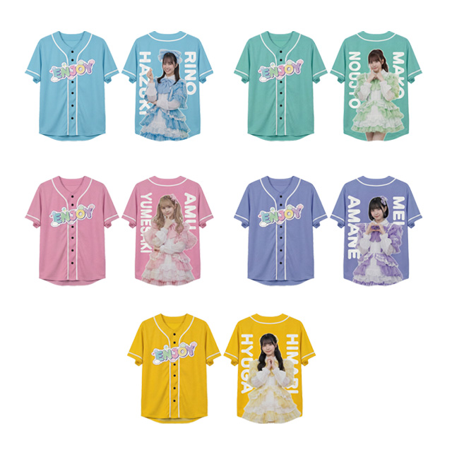 アイドルベースボールシャツ